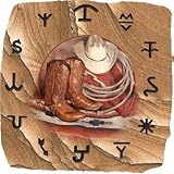 Cowboy Still Life - Western 4.5 - Style SESWCH28 by Gift Warehouse
