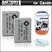 2 Pack Battery Kit For Canon PowerShot SX40 HS SX40HS, SX50 HS, SX50HS, G1 X G1X, Powershot G15 Digital Camera Includes 2 Extended Replacement (1200Mah) NB-10L Batteries + LCD Screen Protectors + MicroFiber Cleaning Cloth