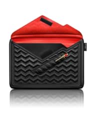 Chromebook Case for Samsung 11.6" / HP 11" / Acer C720-2800 11.6" / Acer C720P 11.6" (Haswell micro-architecture touchscreen) - All Black outside/Red inside by MetricUSA