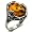 Certified Genuine Honey Amber and Sterling Silver Filigree Oval Ring Sizes 5,6,7,8,9,10,11,12