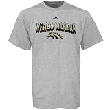 adidas Western Michigan Broncos Ash Book Smart T-shirt