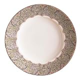 Lenox Mattonella  Bone China Gold Banded 9 Accent Plate