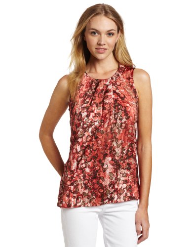 Cheap AK Anne Klein Women's Watermark Printed Shell