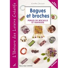 Bagues et broches : Perles de rocaille et fantaisie