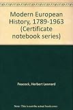 Modern European history, 1789-1963