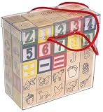 Melissa & Doug Deluxe 50-piece Wooden ABC/123 Blocks Set