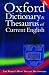 Oxford Dictionary and Thesaurus of Current English
