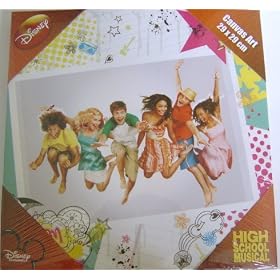 CharacterWorld High School Musical Scribbles Canvas Art