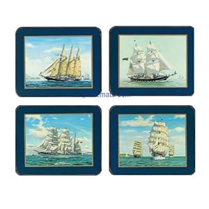 Lady Clare Tall Ships Coasters - Set of 4 by 