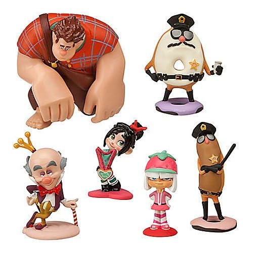 Disney Wreck-it Ralph Sugar Rush Figurine Playset - 6 Figures by Disney