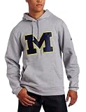 NCAA Men's Michigan Wolverines Playbook Fleece Grey Hoodie