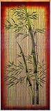 Asli Arts Model BCUBA905 Bamboo Stalks Painted Bamboo Curtain