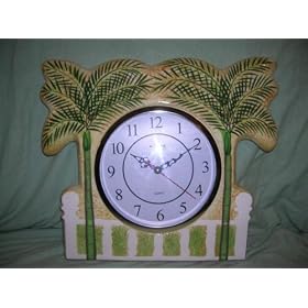Palm Tree Wall Clock by KMC/KK-PalmTree