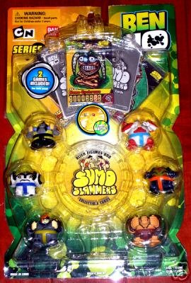 Ben 10 Sumo Slammer Battle Set #5 Cannonbolt Super Ishiyama Somo Version of Gwen and Kenko Sumo Boss