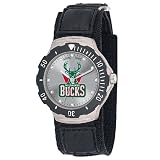 NBA Men's BDV-MIL Agent Series Milwaukee Bucks Velcro Watch