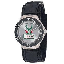 NBA Men's BDV-MIL Agent Series Milwaukee Bucks Velcro Watch