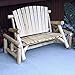 Lakeland Mills CFU139 Cedar Log Glider Natural