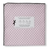 Swaddle Designs Ultimate Receiving Blanket - Polka Dots - Pastel Pink