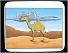 Mouse Pad with Africa, camel, Sahara, desert, animal, sand, dunes