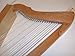 Rees Harps SE - Special Edition Fullsicle Harp, Solid Cherry Wood, 26 String, 33