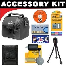 Deluxe DB ROTH Accessory Kit For The Sony Mavica CD500, CD400, CD250, CD300, CD200... by Deluxe