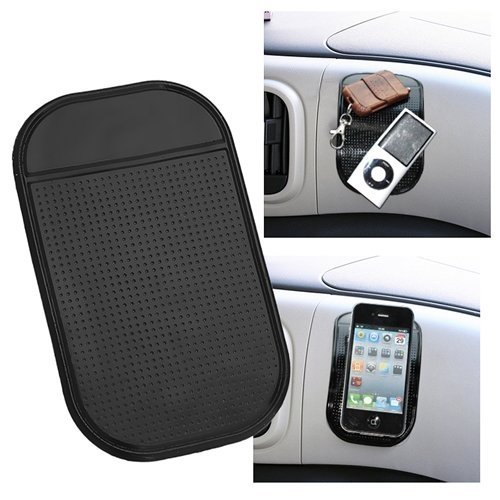 2x Non Slip In Car Holder Sticky Pad Gadget Mat For Mobile Phone iPhone Blackberry Samsung Keys Coins - Clear