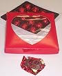 Scott's Cakes 1 lb. Milk Chocolate Covered Cherry Brandy Cherries in a Heart Box