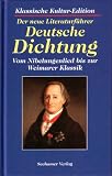 Produkt-Bild: Der neue Literaturf&uuml;hrer, deutsche Dichtung - Vom Nibelungenlied bis zur Weimarer Klassik