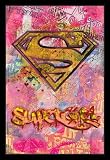 Supergirl (Logo, Graffiti) Framed Art Poster Print - 24" X 36"