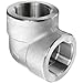 316/316L Forged Stainless Steel Pipe Fitting, 90 Degree Elbow, Class 3000, NPT Female