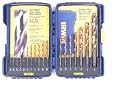 Irwin Industrial Tools 3018010 TiN TurboMax Pro Drill Bit Set, 18-Piece