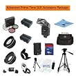 Advanced Prime Time Acessory Package For The Sony Sony Alpha NEX-3, Alpha NEX-5 Kit Includes 16Gb High Speed Memory Card, 2 Extended Life Batteries, rapid AC/Dc Charger Wide Angle Lens, 2X Telephoto Lens, Filter Kit, Flower Lens Hood, Deluxe Carrying Case + More All Lenses Will Fit The Following Sony Lenses 18-55mm and The Sony SEL16F28 16mm f/2.8