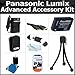 Advanced Accessory Kit For Panasonic Lumix DMC-ZS7 DMC-ZS10, DMC-ZS8, DMC-3D1 DMC-ZS20, DMC-ZS15, DMC-ZS25, DMC-ZS25K Digital Camera Includes Case + Extended Replacement Panasonic DMW-BCG10 (1200mAH) Lithium-Ion Battery + AC/DC Charger + Mini HDMI Cable +