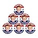 6-pack, 2016 DONALD TRUMP for PRESIDENT CAMPAIGN BUTTONS, 2.25