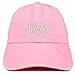 Trendy Apparel Shop I Miss Obama Embroidered Pigment Dyed Cotton Baseball Cap - Pink