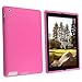 Fosmon Premium Quality Soft Silicone Skin Case for Apple iPad 2 (2nd Gen) - Pink