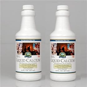 Naturessunshine Calcium Liquid Supports Bones Health 16 fl.oz (Pack of 2)