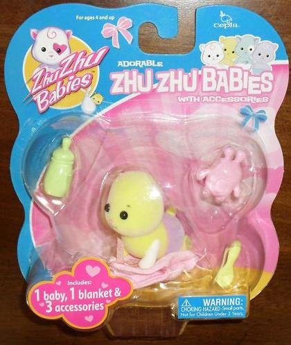 51EMbWnptOL Zhu Zhu Baby Nanners with Accessories Yellow