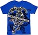 Transformers Revenge of the Fallen Trans Split Blue Youth T-shirt Tee