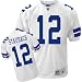 Reebok Dallas Cowboys Legends Roger Staubach Authentic White Jersey Size: Size 56