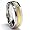 7MM Men's 14K Gold Plated Stainless Steel Ring Size 8