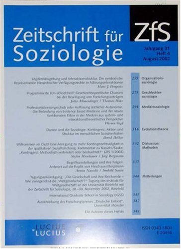 Zeitschrift für Soziologie (ZfS)