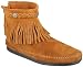 Minnetonka Womens Hi Top Back Zip Boot Suede Boots