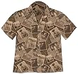 Elvis Presley Postcards Camp Hawaiian Shirt