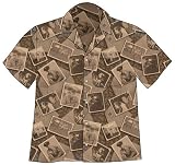Elvis Presley Postcards Camp Hawaiian Shirt