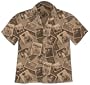 Elvis Presley Postcards Camp Hawaiian Shirt