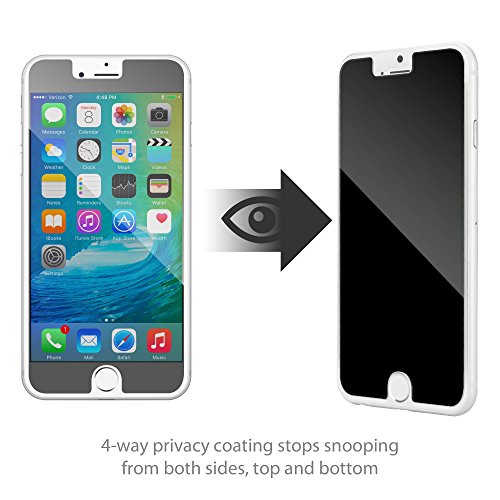 BoxWave iPhone 6s Plus Screen Protector, [ClearTouch Glass Privacy 360] Screen Protector with Privacy Layers for Apple iPhone 6 Plus / iPhone 6s Plus