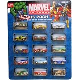 Marvel Universe 15 Pack Die-Cast Collection Collectible Toy Cars Toy