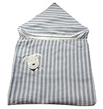 ハートウェル セルビエ PONちゃんベビー フード付きバスタオル ブルー