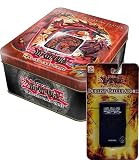 Yu-Gi-Oh! - Deckboosters Exclusive - Uria, Lord of Searing Flames Collector Tin plus Official Konami YuGiOh Duelist Calculator
